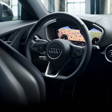 Interior with virtual cockpit Audi TT Roadster
